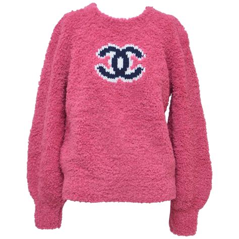 chanel sweater pink